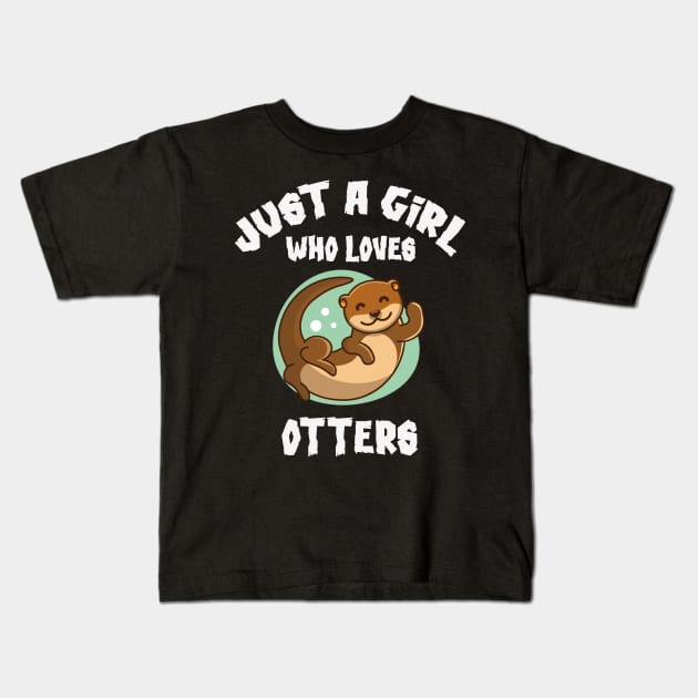 Otter gifts for otter lovers ,her Otter half Kids T-Shirt by Darwish